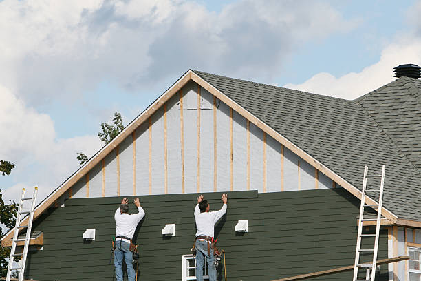 Professional Wood Siding technician working in Winburne, PA